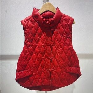 Red Quilted Vest